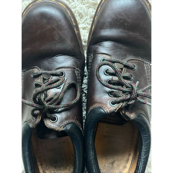 VTG Dr. Martens 8053 Brown Leather Oxfords Dress Shoes England US Mens 11 UK 10 main image 10